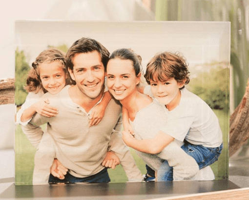 Photo couleur imprimée sur verre