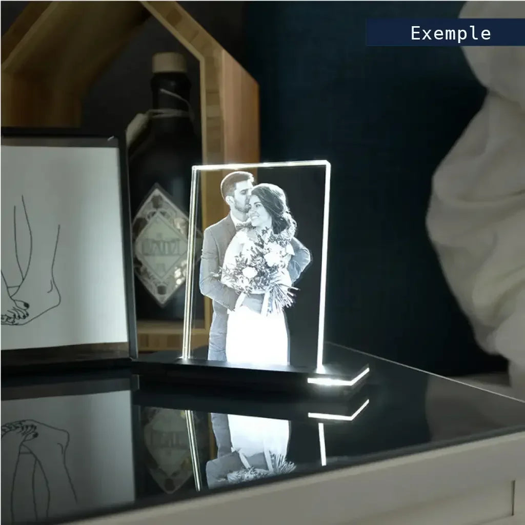 Polaris 300 Socle Lumineux - Éclairage LED pour Objets Gravés